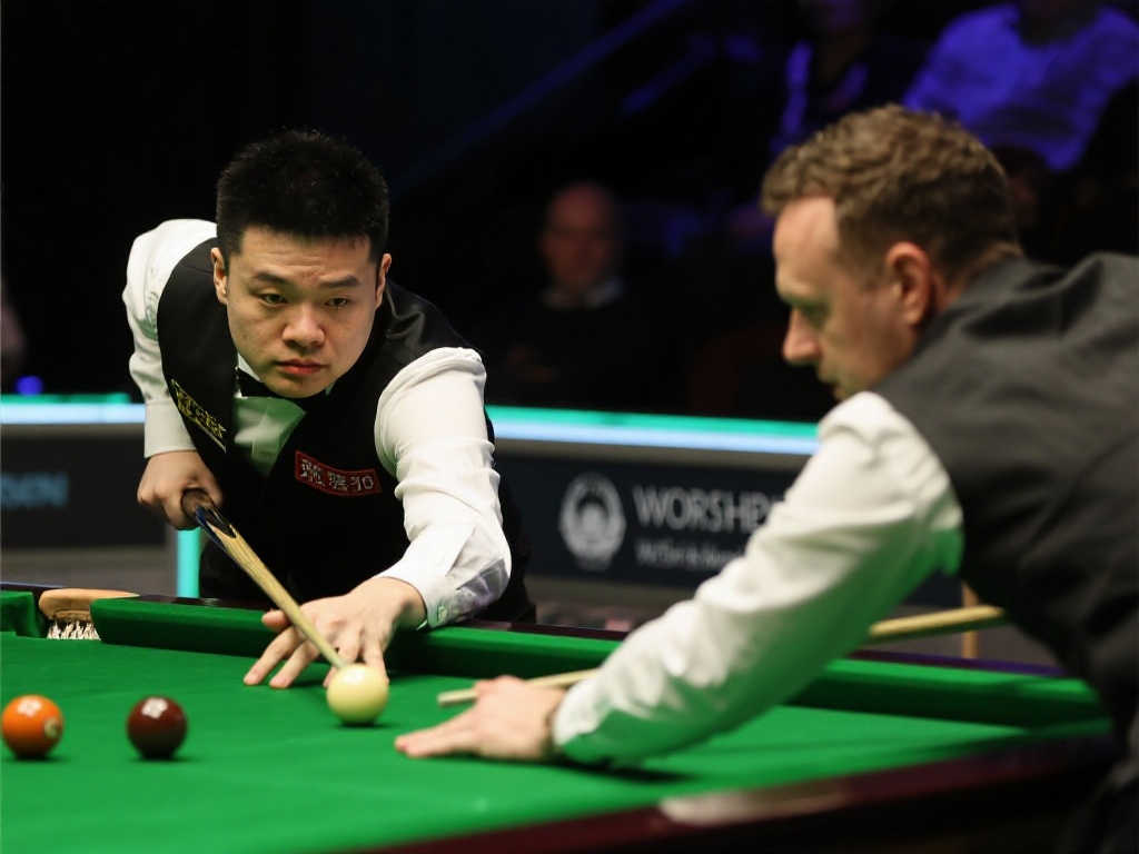斯诺克世锦赛：范争一首轮惜败马克-艾伦，6-10无缘晋级