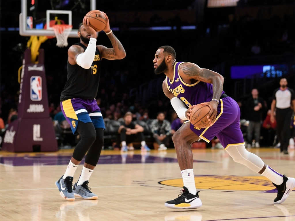 湖人季后赛冲刺！詹姆斯强化三大技能，布朗尼化身爱德华兹陪练